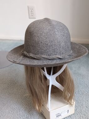 Vintage Bollman Womens Felt Braided Band Fedora Hat